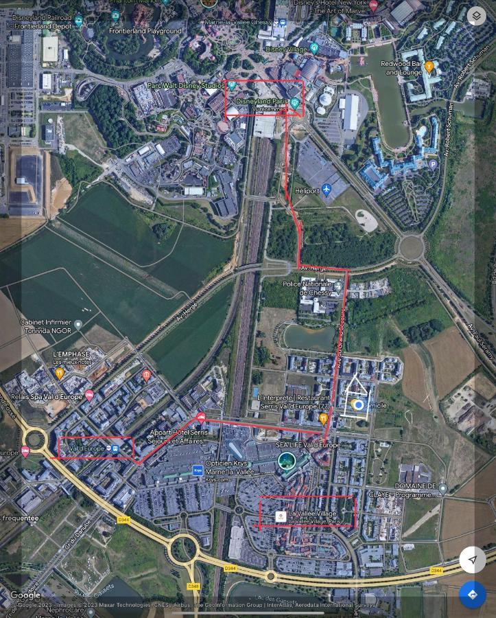 Lifestyle Disneyland Paris 8 Pax Serris Eksteriør bilde